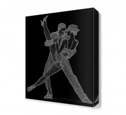 Siyah Dans Canvas Tablo