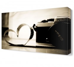 Fotoğraf Makinası Canvas Tablo