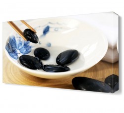 Masaj Bakım Taşları Canvas Tablo