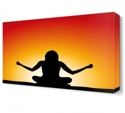 Güneşe Karşı Yoga Tablosu