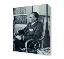 Atatürk Duvar Resimli Tablosu