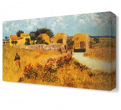Van Gogh  Farmhouse in Provence Canvas Tablo