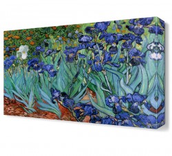 Mavi Çiçek Tarlası Tablosu