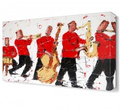 Kırmızılı Müzisyenler Tablosu