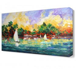 Ağaçlar ve Yelkenliler Tablosu