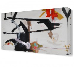 Siyah Gri Çizgiler Tablosu