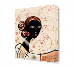 Siyah Yüzlü Kadın Tablosu