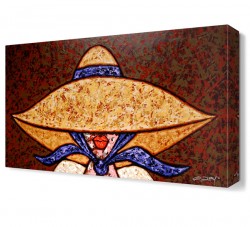 Büyük Şapkalı Kadın Tablosu