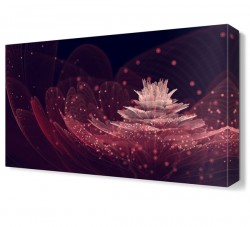 Parlayan Pembe Gül Tablosu