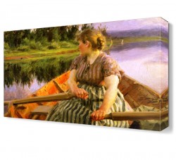 Kayık Çeken Kız Tablosu