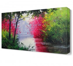 Pembe Ağaçlar ve Akarsu Tablosu