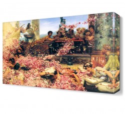 Gül Yapraklarına Bürünmüş İnsanlar Tablosu