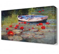 Kayık ve Güller Tablosu