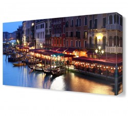 Venedik Gece Kayıklar Tablosu