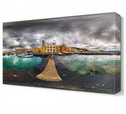 Yeşil Deniz Şehir Tablosu