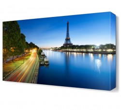 Eyfel Kulesi Deniz Manzarası Tablosu