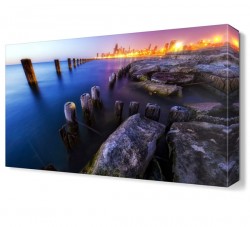 Kayalıklar ve Deniz  Tablosu