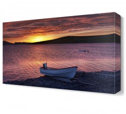 Kayık Manzara Tablosu