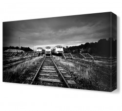 Siyah Beyaz Tren Tablosu
