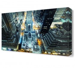 Büyük Binalı Şehir Tablosu