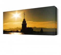 Kız Kulesi Gün Batımı Tablosu