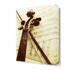 Keman ve Notalar Tablosu