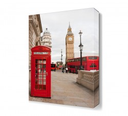 Londra Telefon Kulesi 2 Canvas Tablo