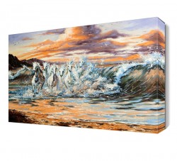 Deniz Dalgasında Koşan Atlar Tablosu