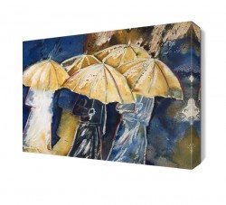 Şemsiye Altındaki İnsanların Tablosu