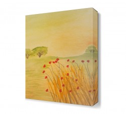 Kırmızı Gelincikler Canvas Tablo