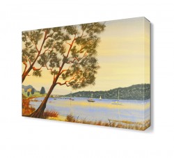 Nehir Kıyısı Ağaç Tablosu