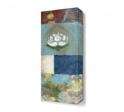 Dekoratif Beyaz Çiçek Canvas Tablo