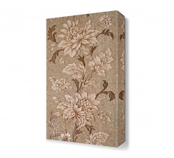 Kahverengi Dekoratif Çiçekler Tablosu