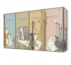 Entrumanlar Pop Art Tablo