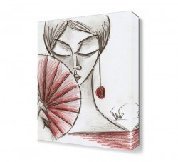 Yelpazeli Kadın Tablosu