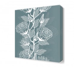 Beyaz Gül Desenleri Tablosu