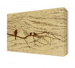 Daldaki Kahverengi Kuşlar Tablosu