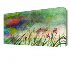 Yeşil Çiçekler Tablosu