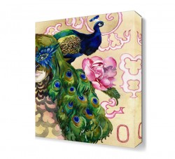 Mavi Yeşil Tavus Kuşu Tablosu