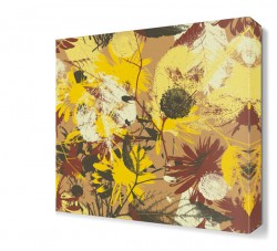 Sarı Tonları Çiçek Tabloları