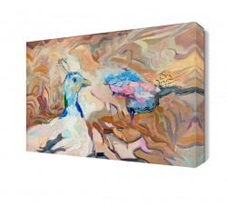 Yağlı Boya Tavus Kuşu Tablosu