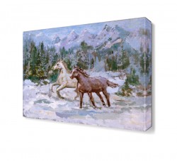 Atlar Yağlı Boya Tablosu