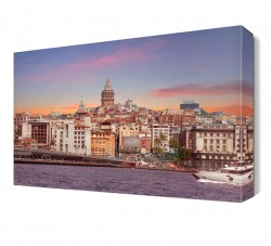 Galata Kulesi İstanbul Manzara Tablosu