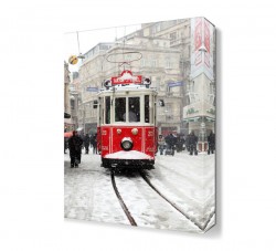 Taksim Tramway Karlı Hava Tablosu
