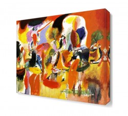 A.Gorky Soyut6 Canvas Tablo