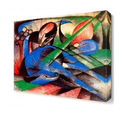 Franz Marc Dreaming Horse Tablo (1)