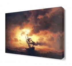 Dalgalar İçinde Canvas Tablo (1)