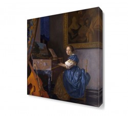 Piyano Çalan Kadın  Canvas Tablo