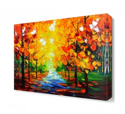 Ağaçlar Canvas Tablo