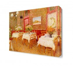 Yemek Masaları Canvas Tablo (1)